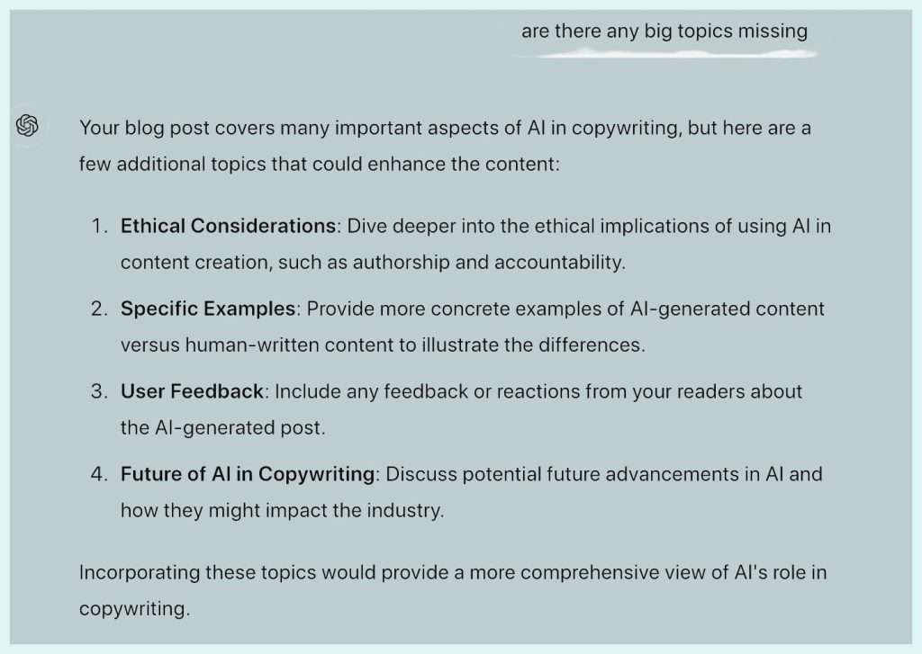 Best AI for blogs